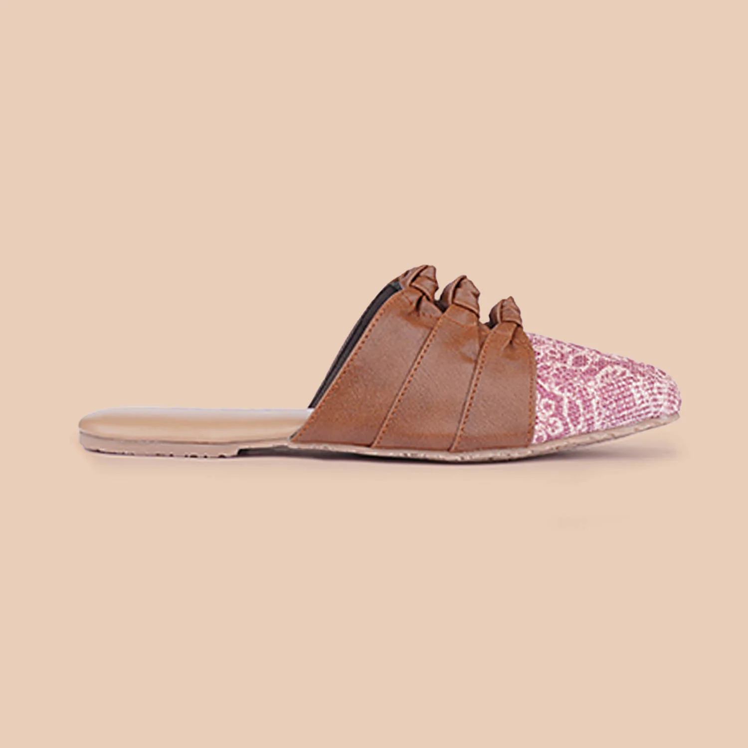 Madurai Blossom Knotted Mules - Image 9