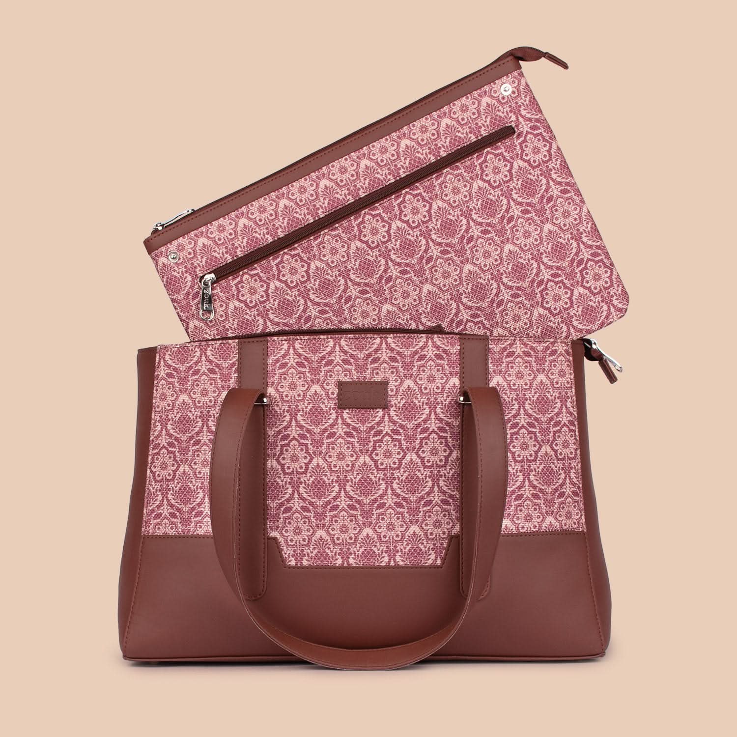 Zouk Madurai Blossom Maya Multitasker ToteĀ Bag - Image 3