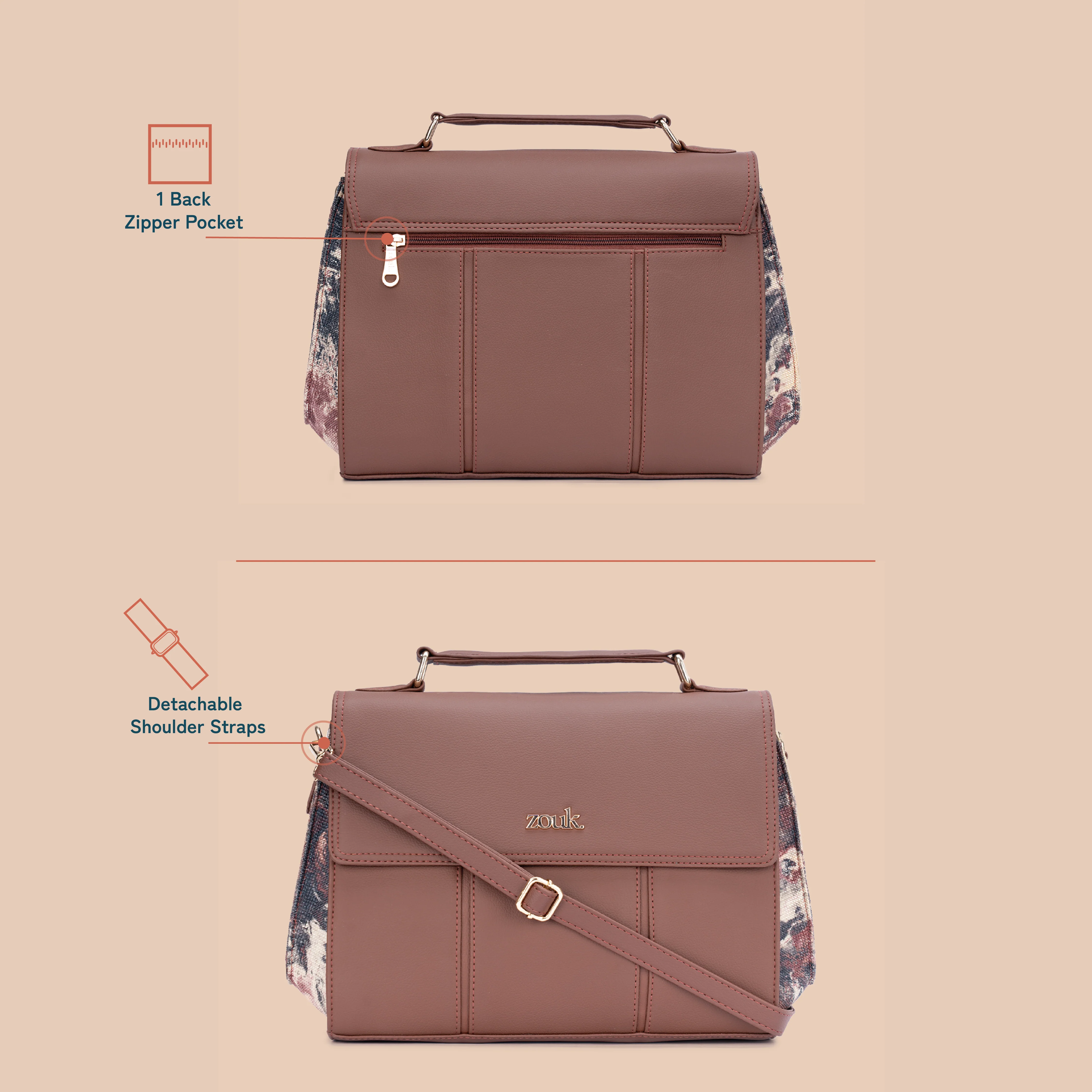 Rhea Kapoor Satchel Bag - Malabar Cascades - Image 2