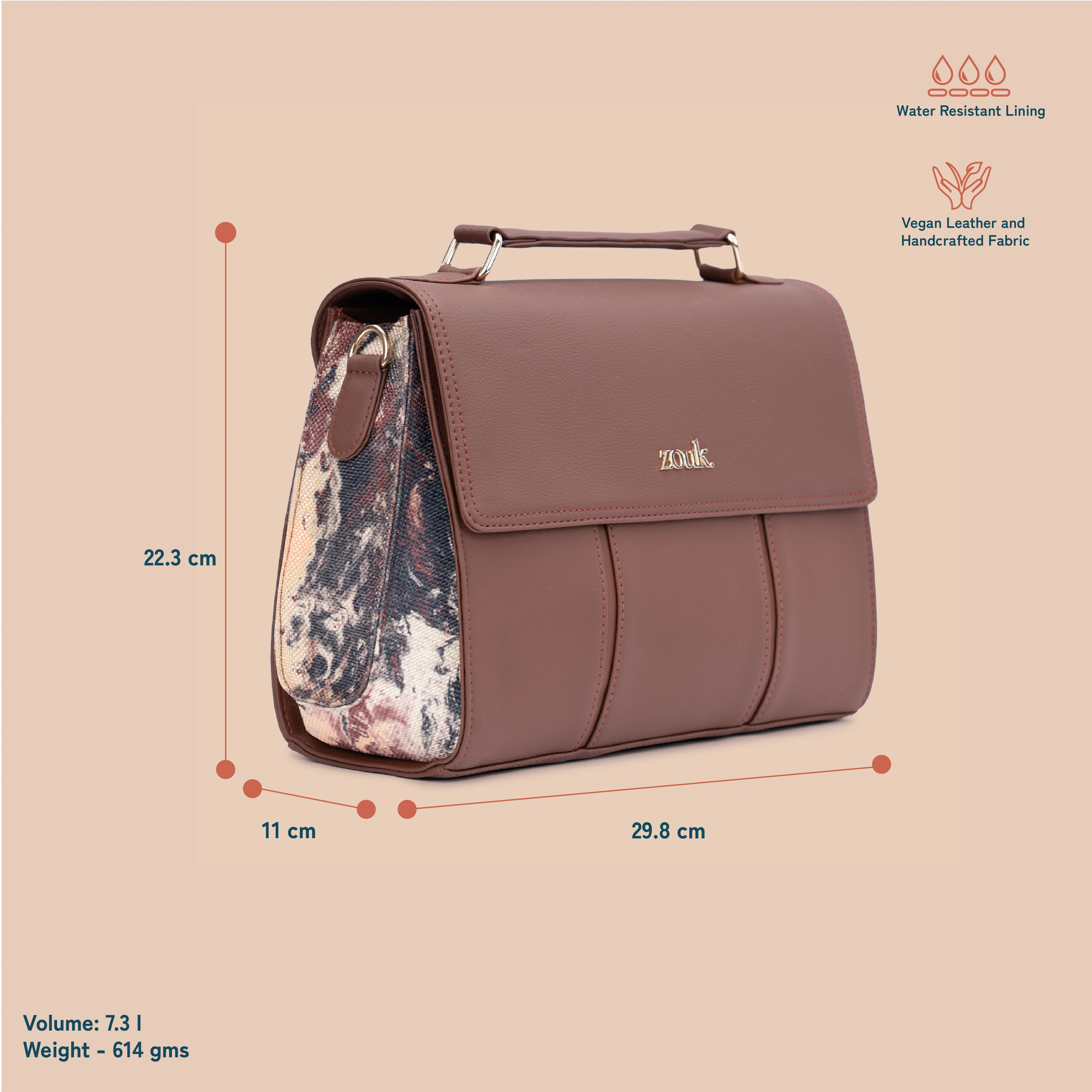 Rhea Kapoor Satchel Bag - Malabar Cascades - Image 3