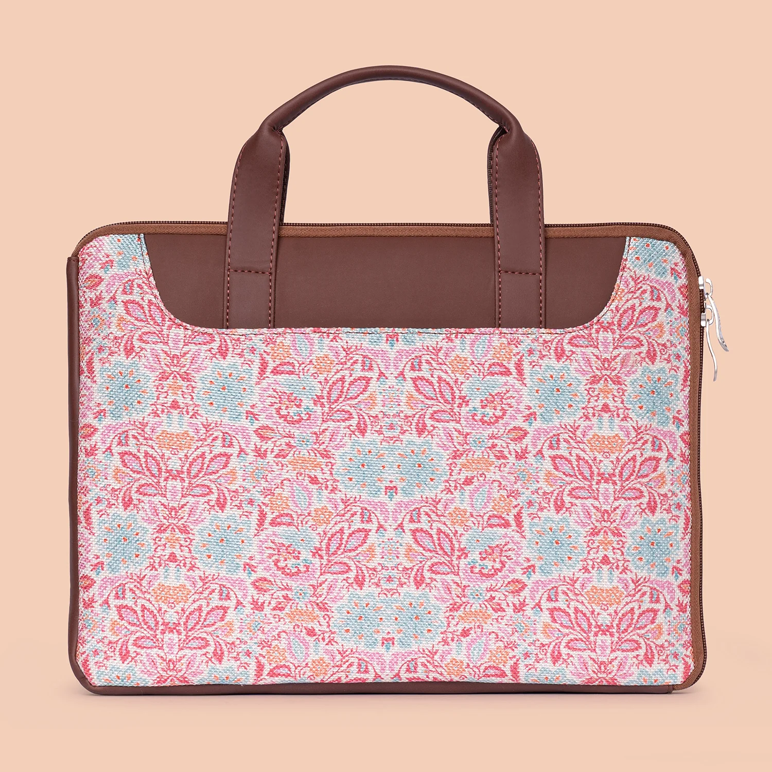 Mangalore Blossoms L-Zippered Laptop Sleeve - Image 3