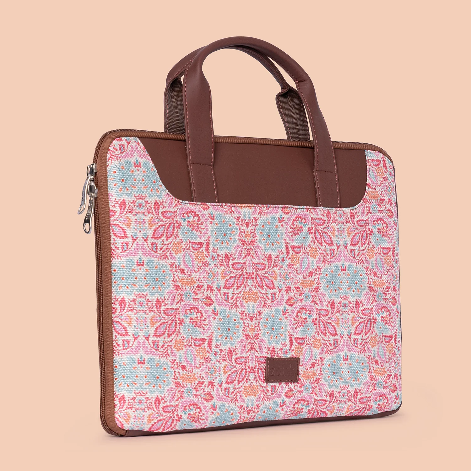 Mangalore Blossoms L-Zippered Laptop Sleeve - Image 6