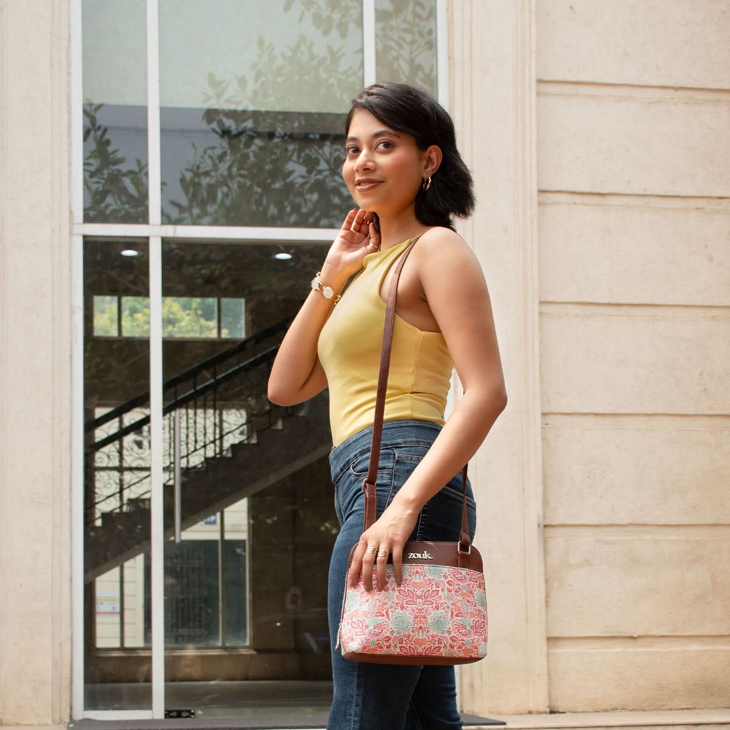 Mangalore Blossoms OOO Sling Bag - Image 2