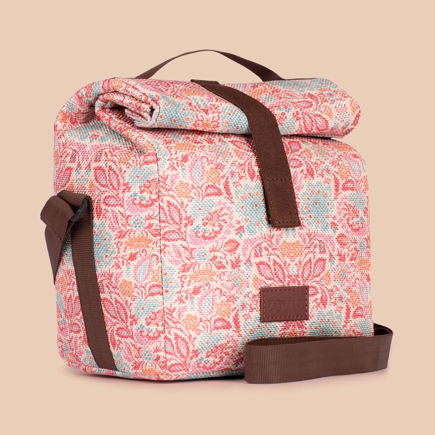 Mangalore Blossoms Roll Up Lunch Bag - Image 3