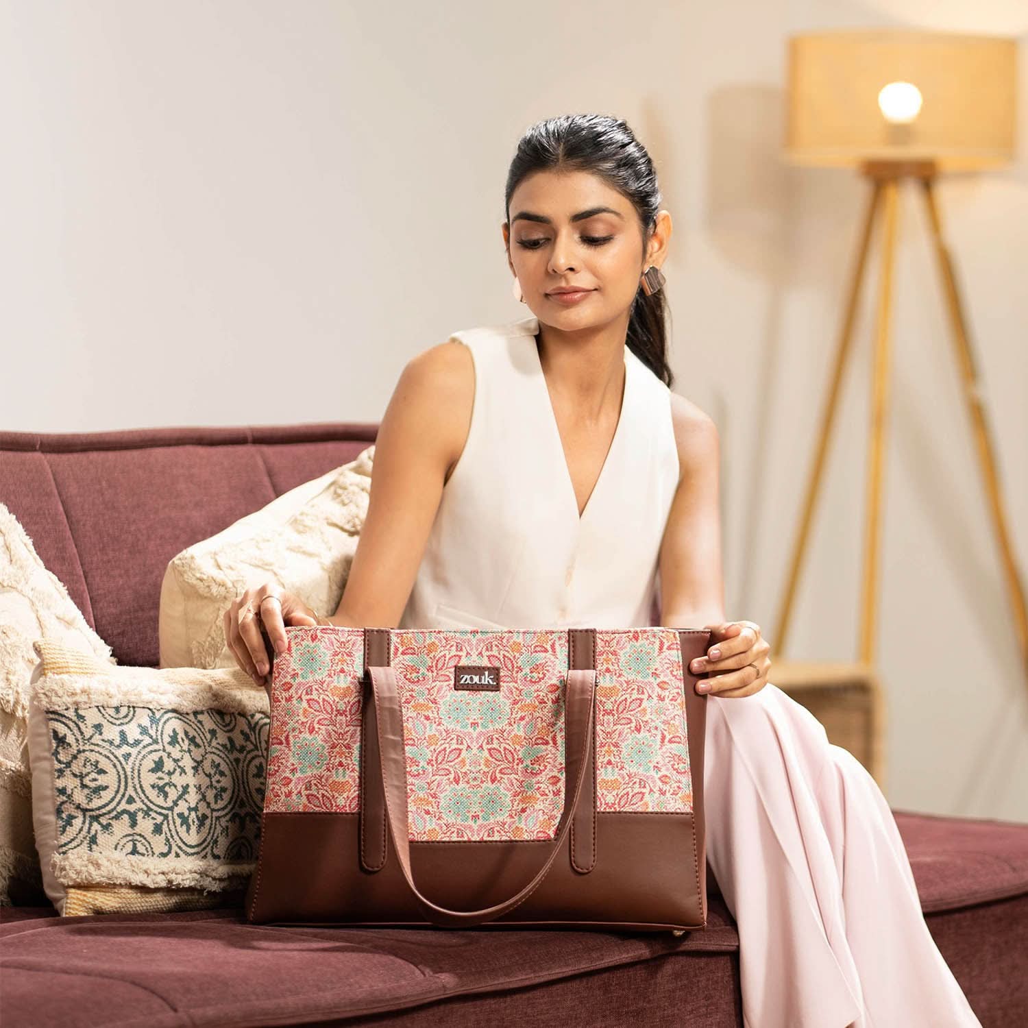Zouk Mangalore Blossoms Maya Multitasker Tote Bag