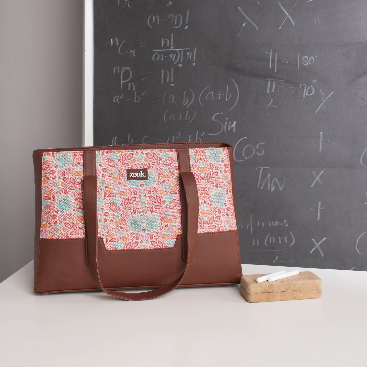 Zouk Mangalore Blossoms Maya Multitasker Tote Bag - Image 2