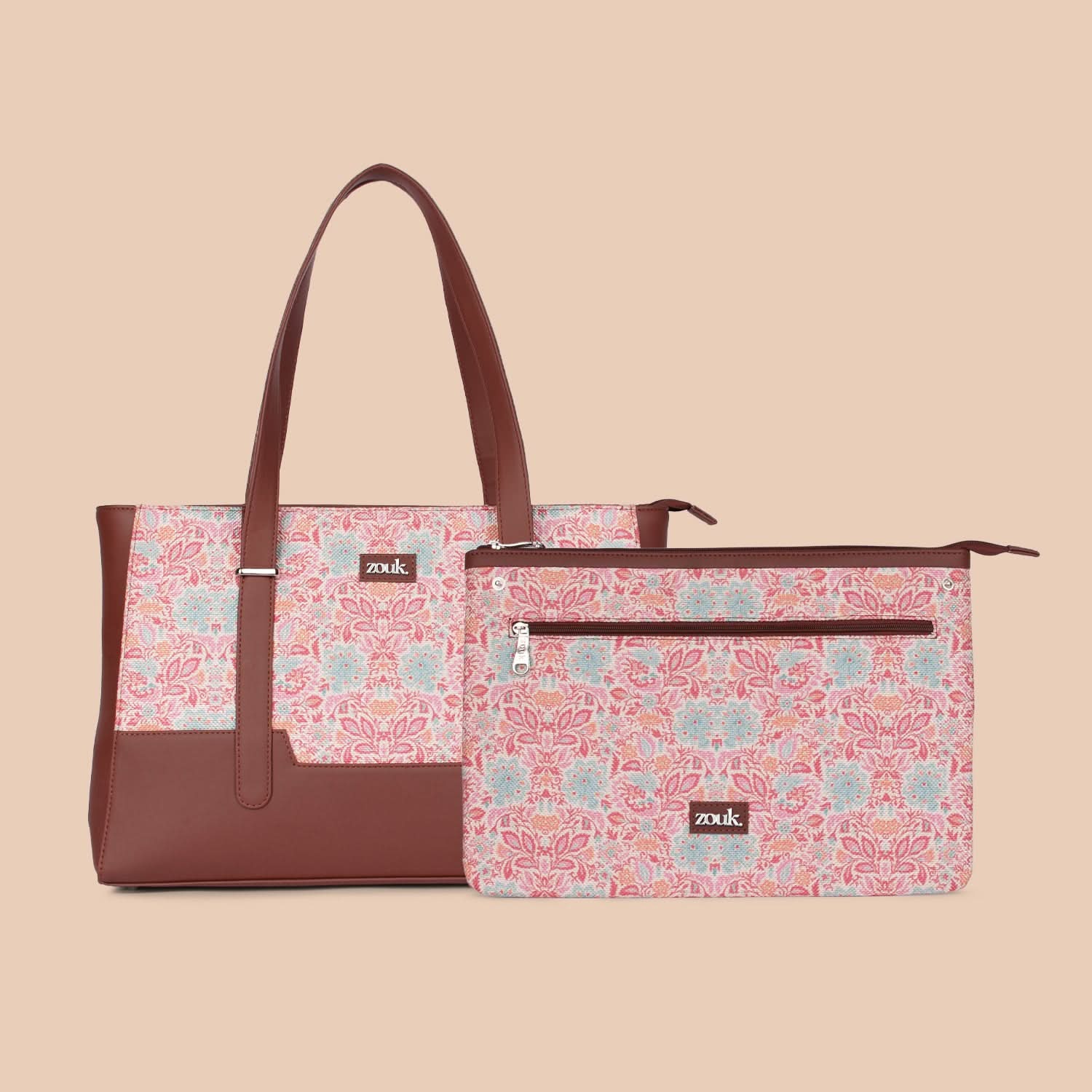 Zouk Mangalore Blossoms Maya Multitasker Tote Bag - Image 9