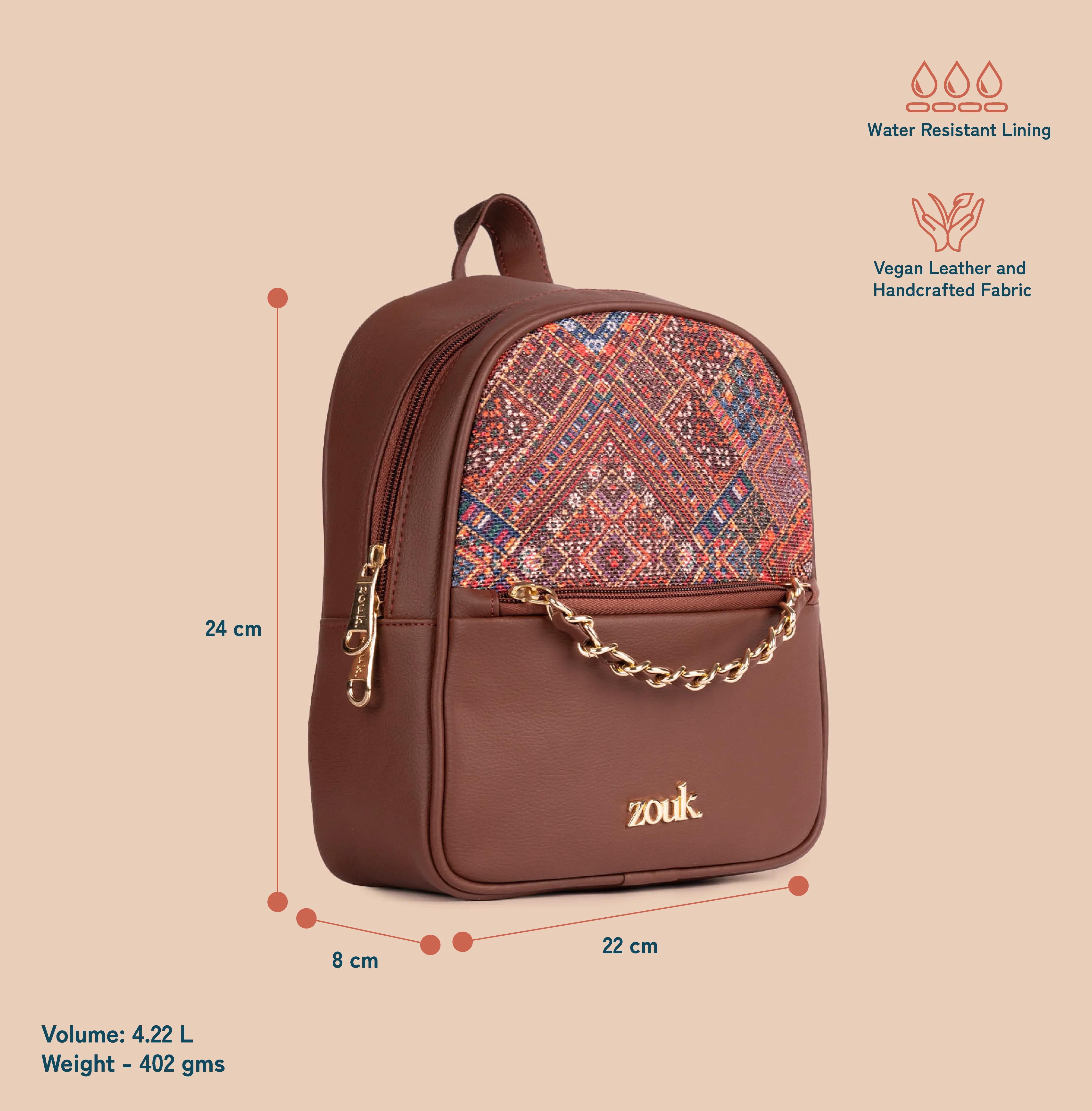 Mayra Mini-Daypack - Bhuj Rabari - Image 5