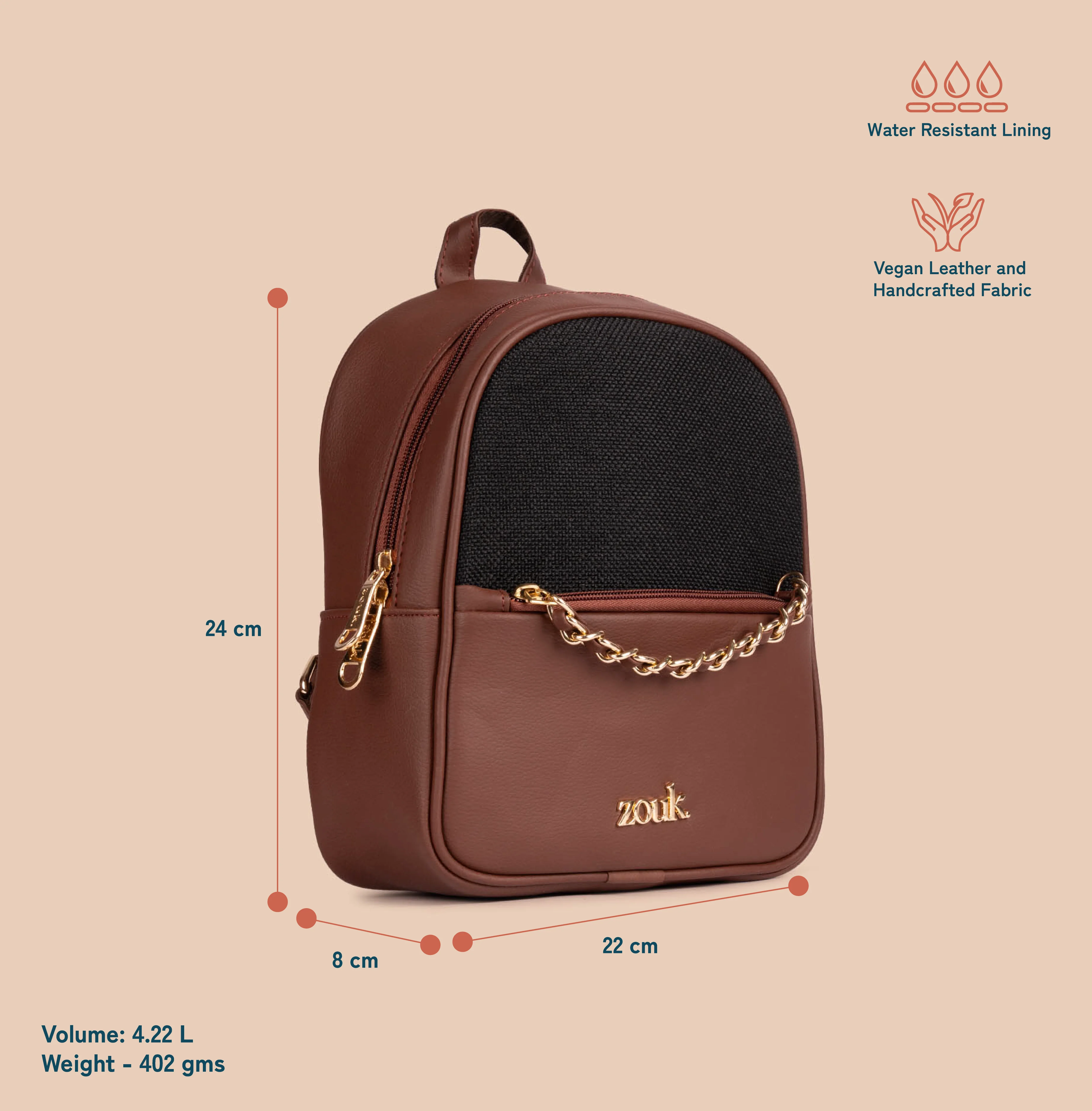 Mayra Mini-Daypack - Jet Black - Image 4