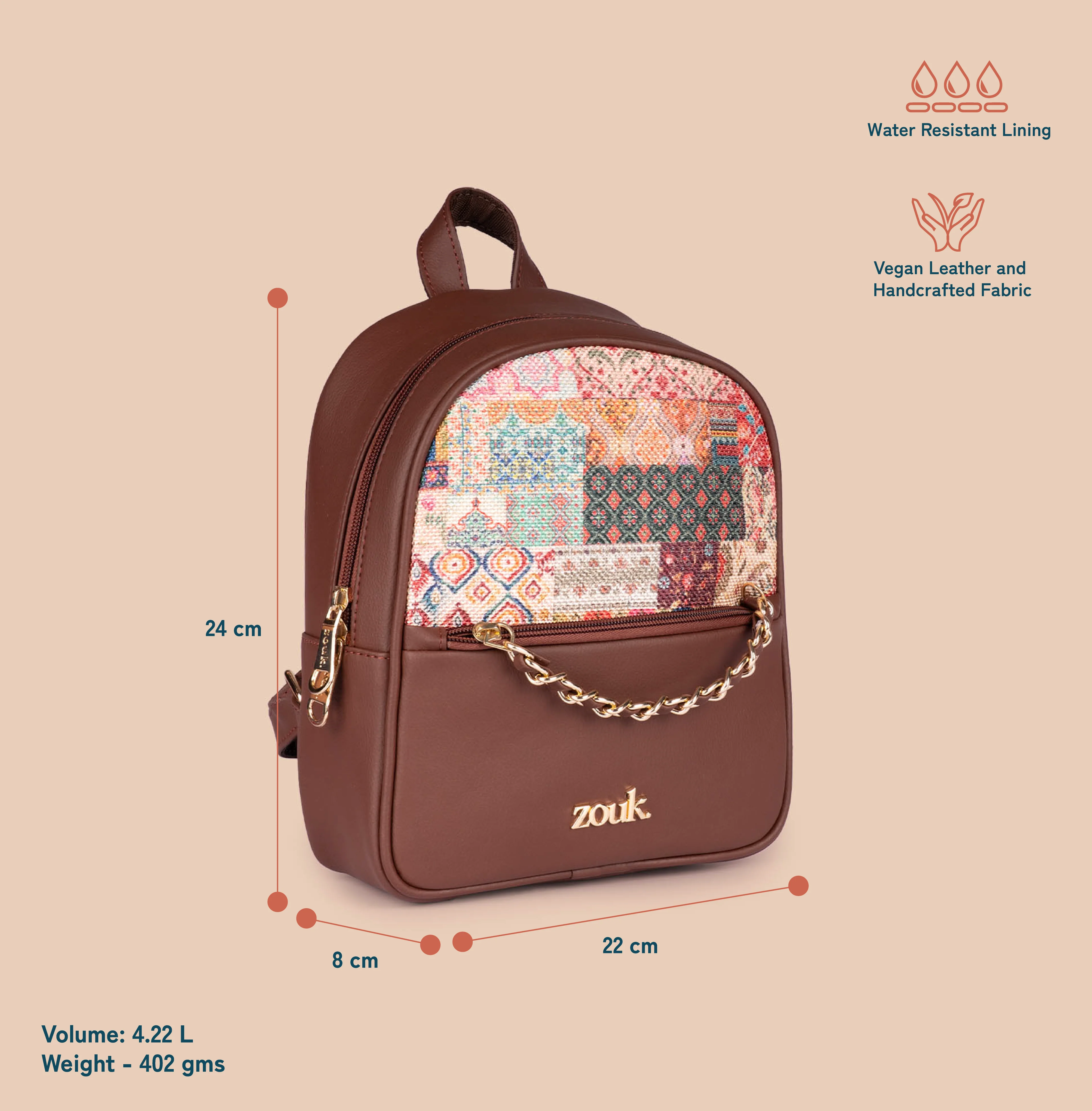 Mayra Mini-Daypack - Kutch Gamthi - Image 3