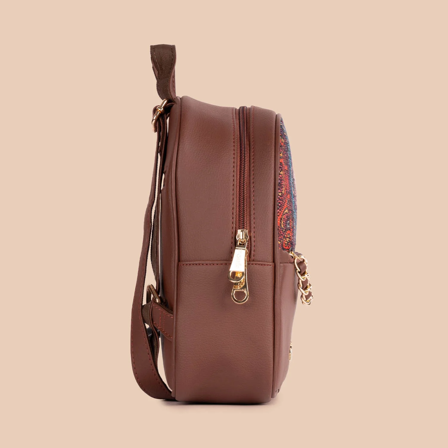 Mayra Mini-Daypack - Multicolor Mandala Print - Image 6