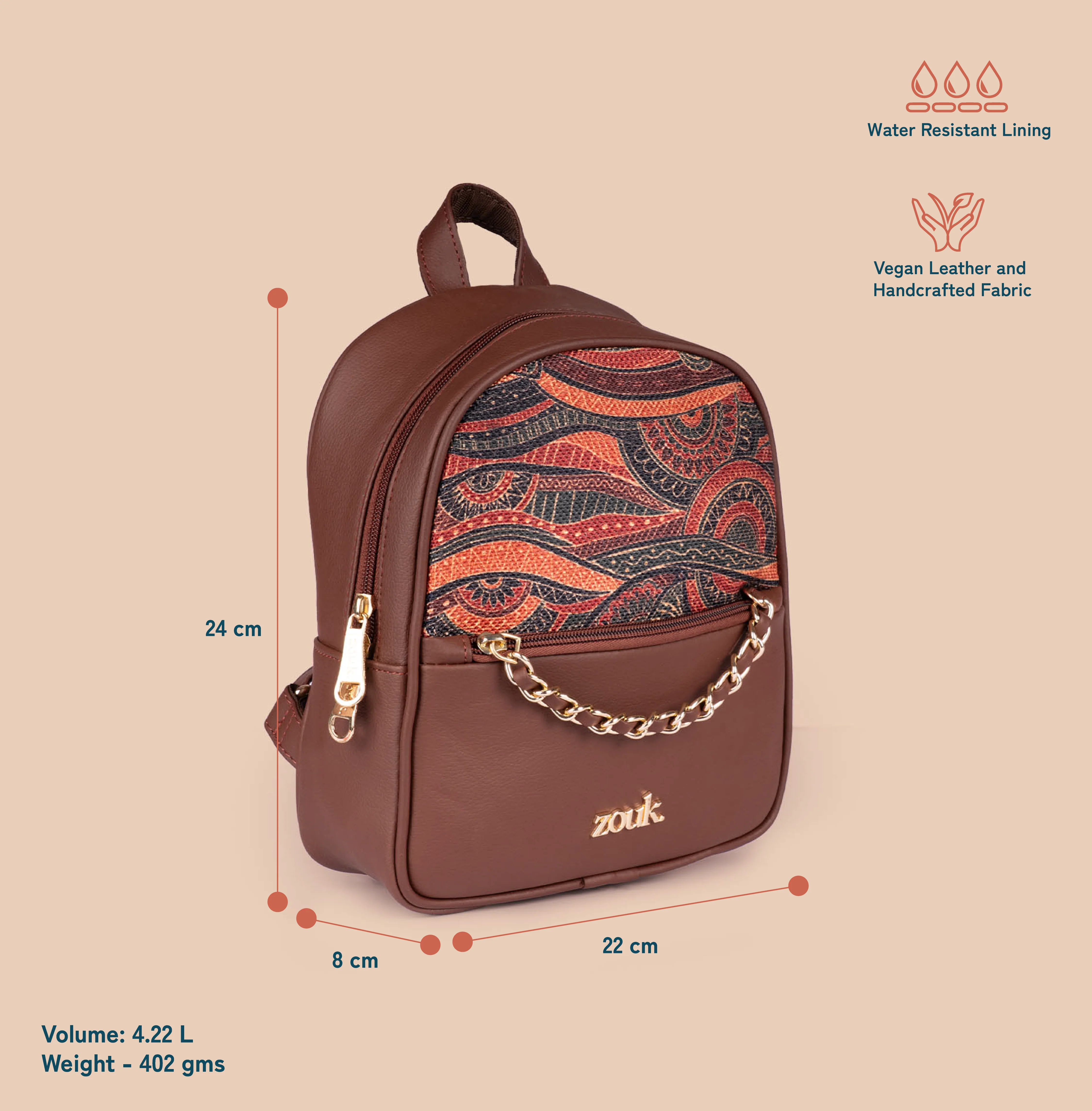Mayra Mini-Daypack - Pithora Artistry - Image 3
