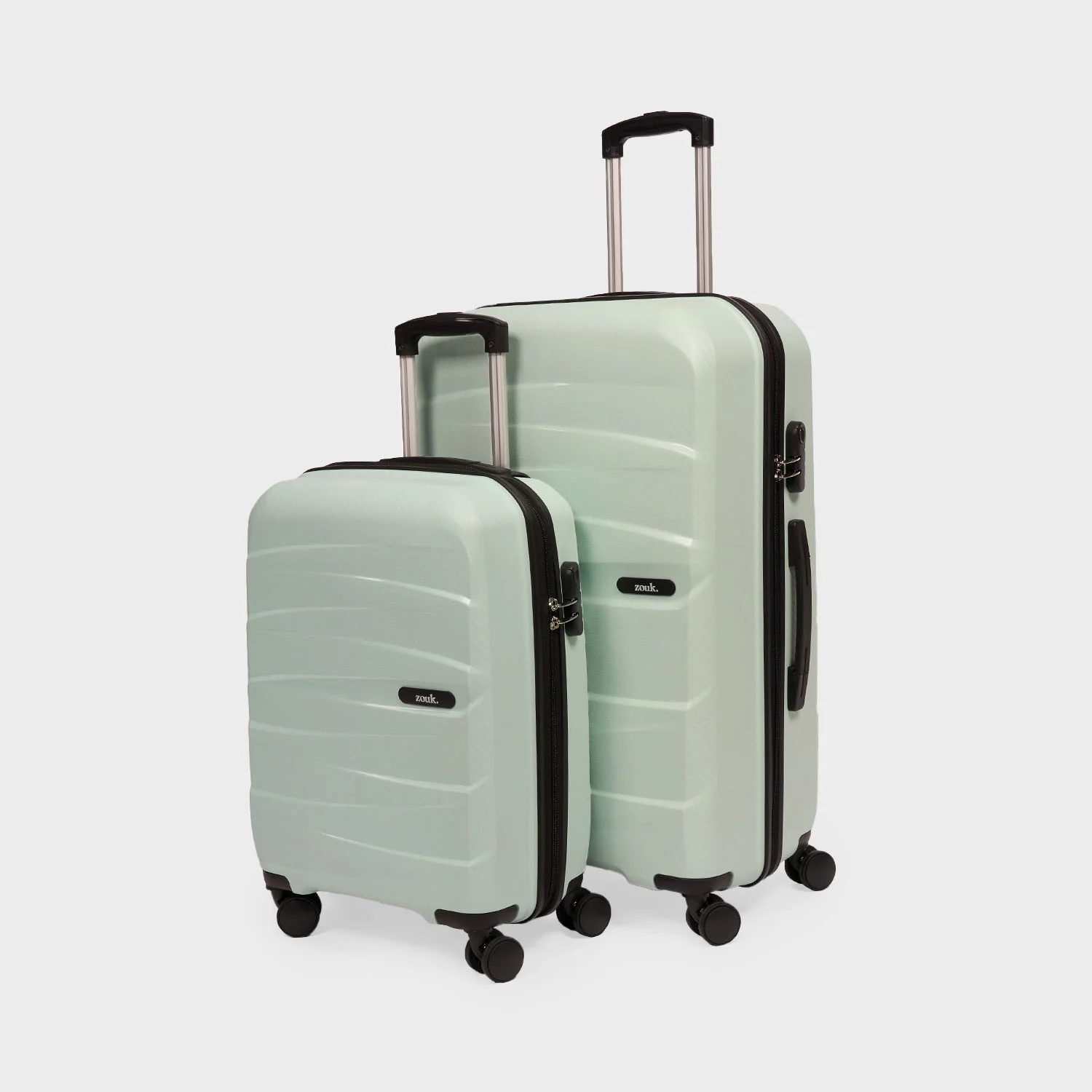Mint Aira Trolley Bag Combo (Cabin & Large)