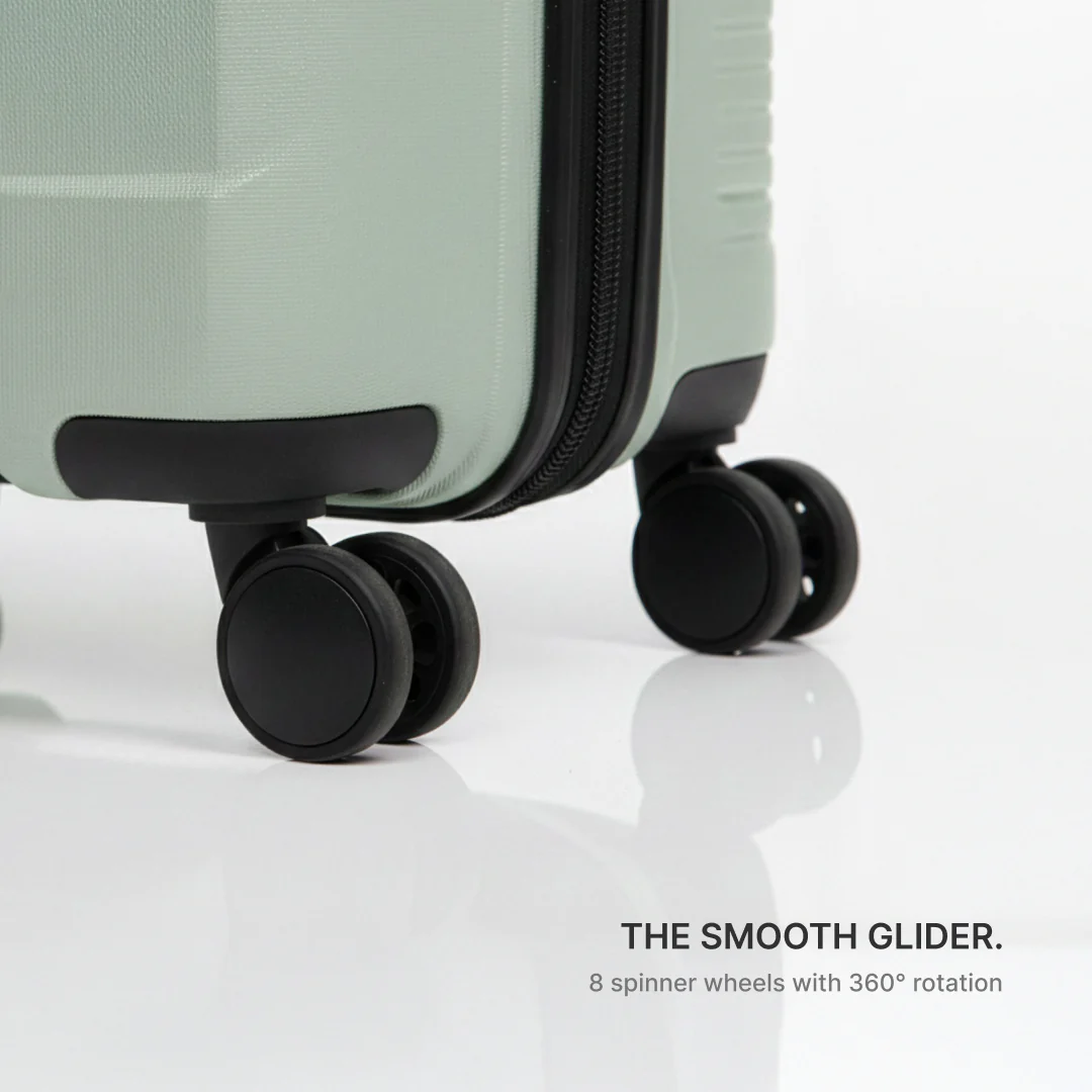 Mint Aira Trolley Bag Combo - Set of 3 (Cabin & Medium & Large) - Image 5