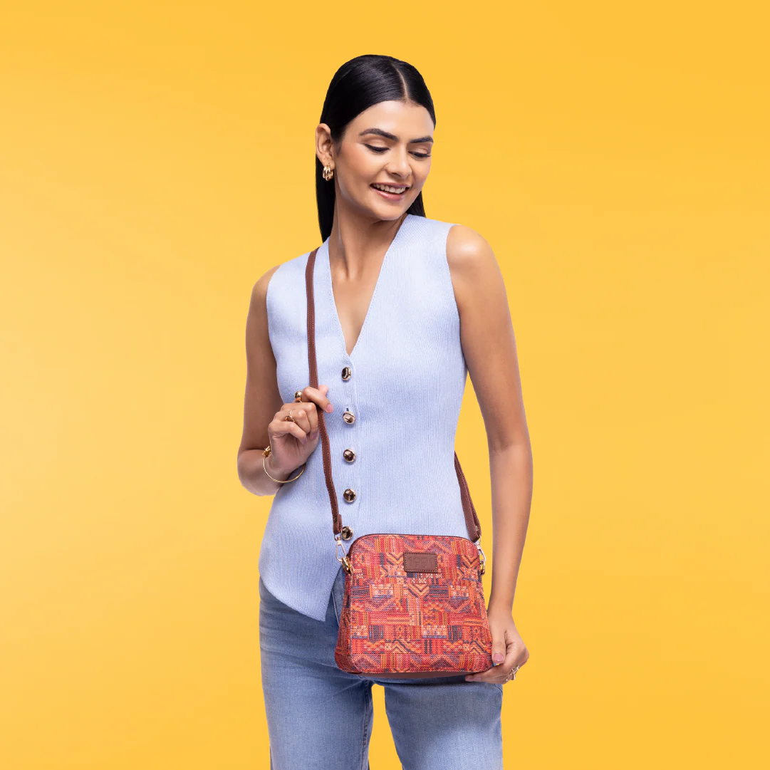 Mithila Reverie Regular Sling Bag - 1991 by Zouk - Image 2
