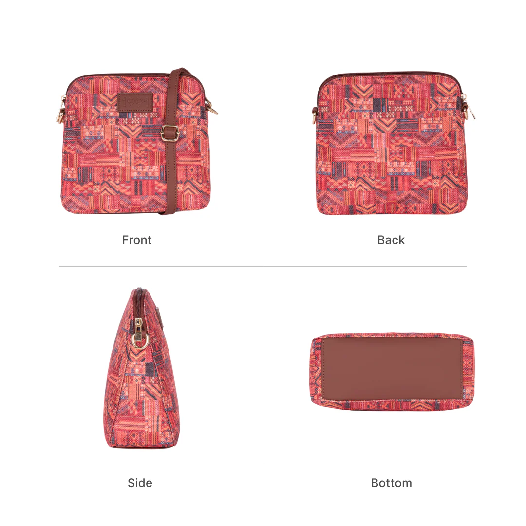 Mithila Reverie Regular Sling Bag - 1991 by Zouk - Image 3