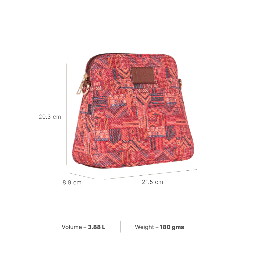 Mithila Reverie Regular Sling Bag - 1991 by Zouk - Image 4