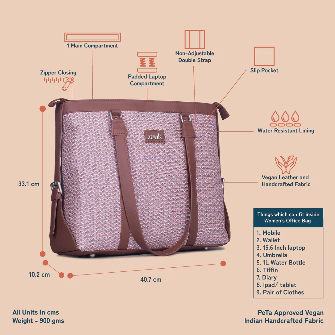 Morjim Waves Women's Office Bag - Image 5