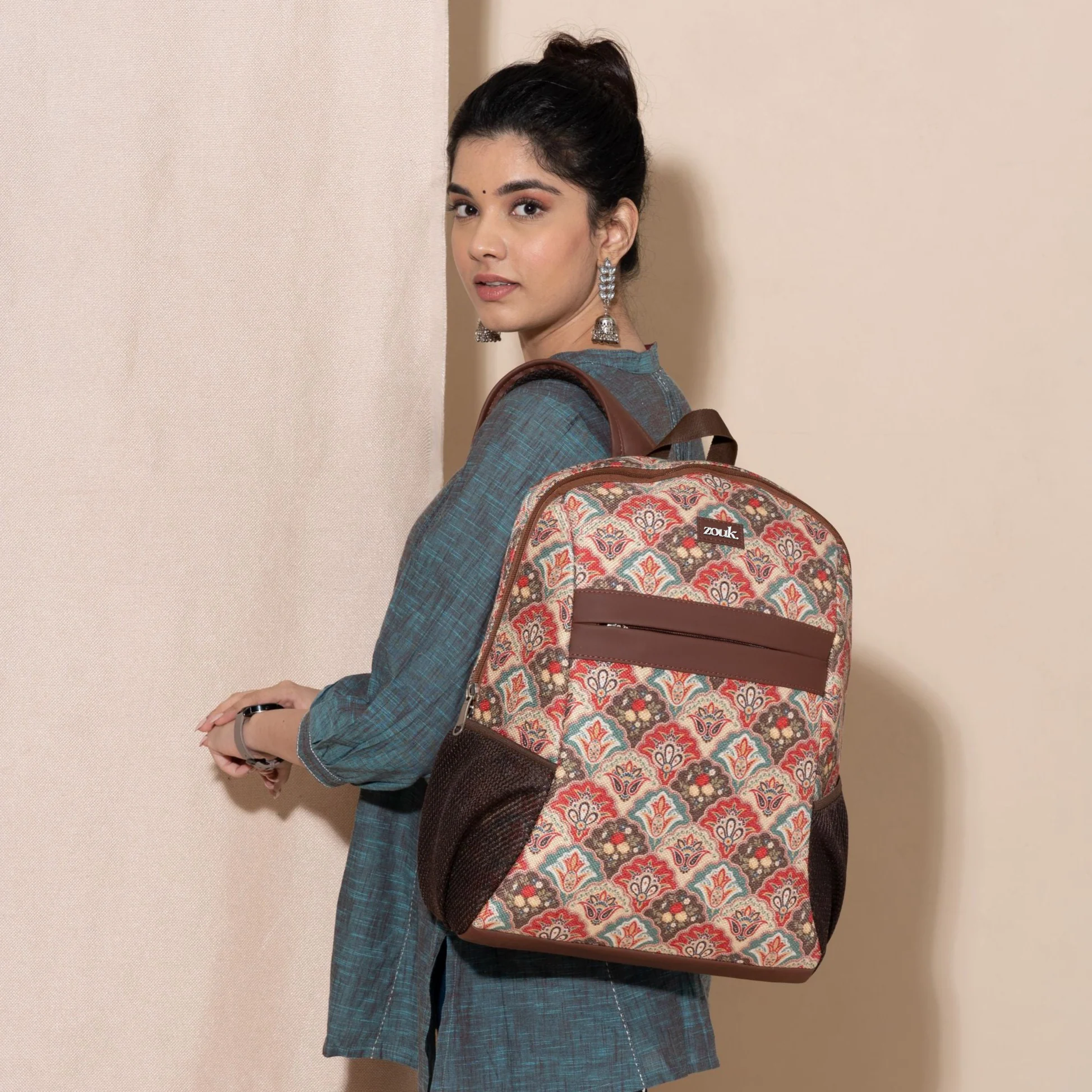 Mughal Art Multicolor Classic Backpack - Image 2