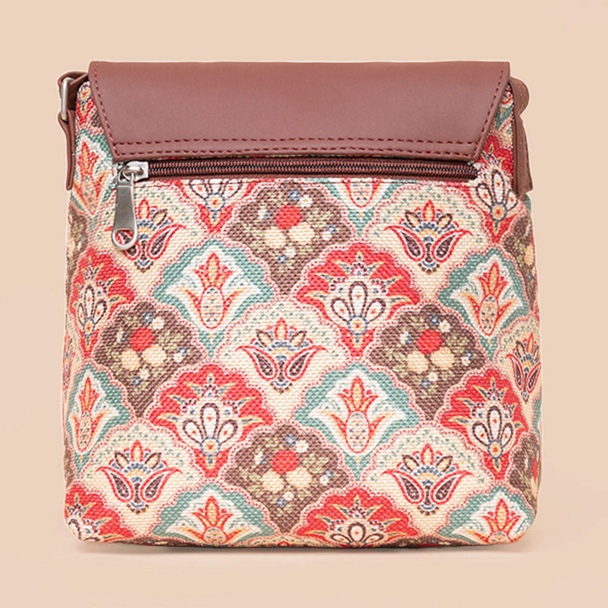 Mughal Art Multicolor Flap Sling Bag - Image 3