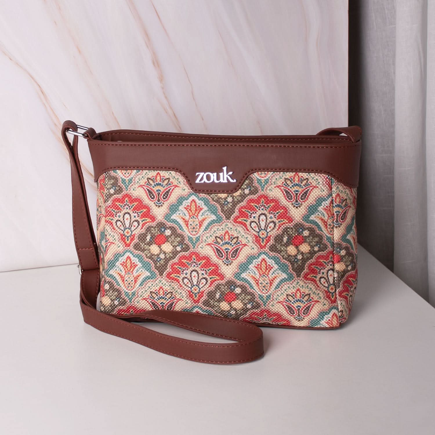 Mughal Art Multicolor Harmony Sling Bag - Image 2
