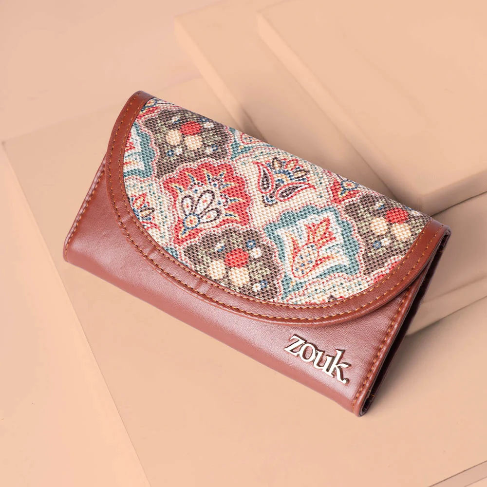 Mughal Art Multicolor Kyra Flap Wallet - Image 2