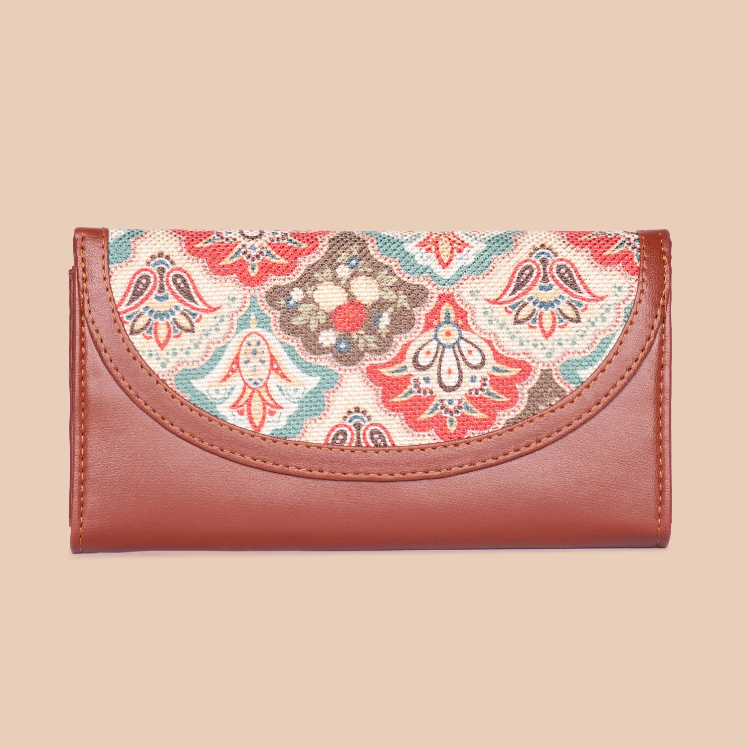 Mughal Art Multicolor Kyra Flap Wallet - Image 3