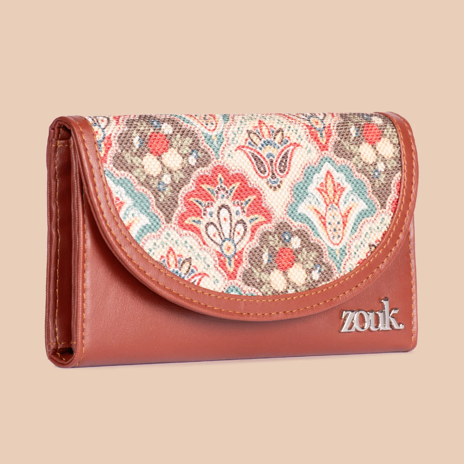 Mughal Art Multicolor Kyra Flap Wallet - Image 4
