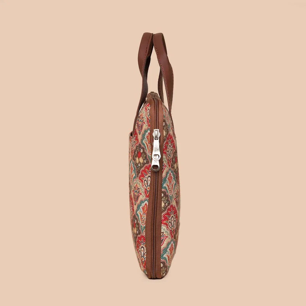 Mughal Art Multicolor L-Zippered Laptop Sleeve - Image 10