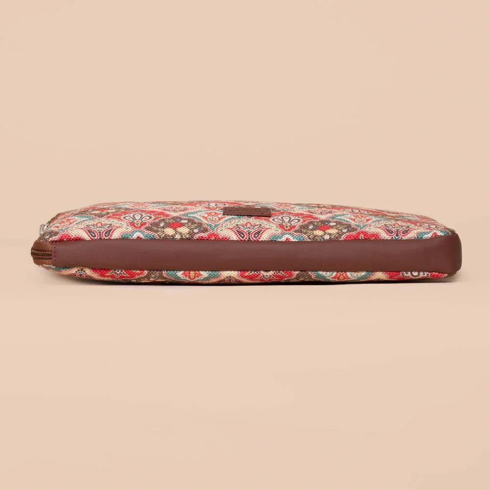 Mughal Art Multicolor L-Zippered Laptop Sleeve - Image 8