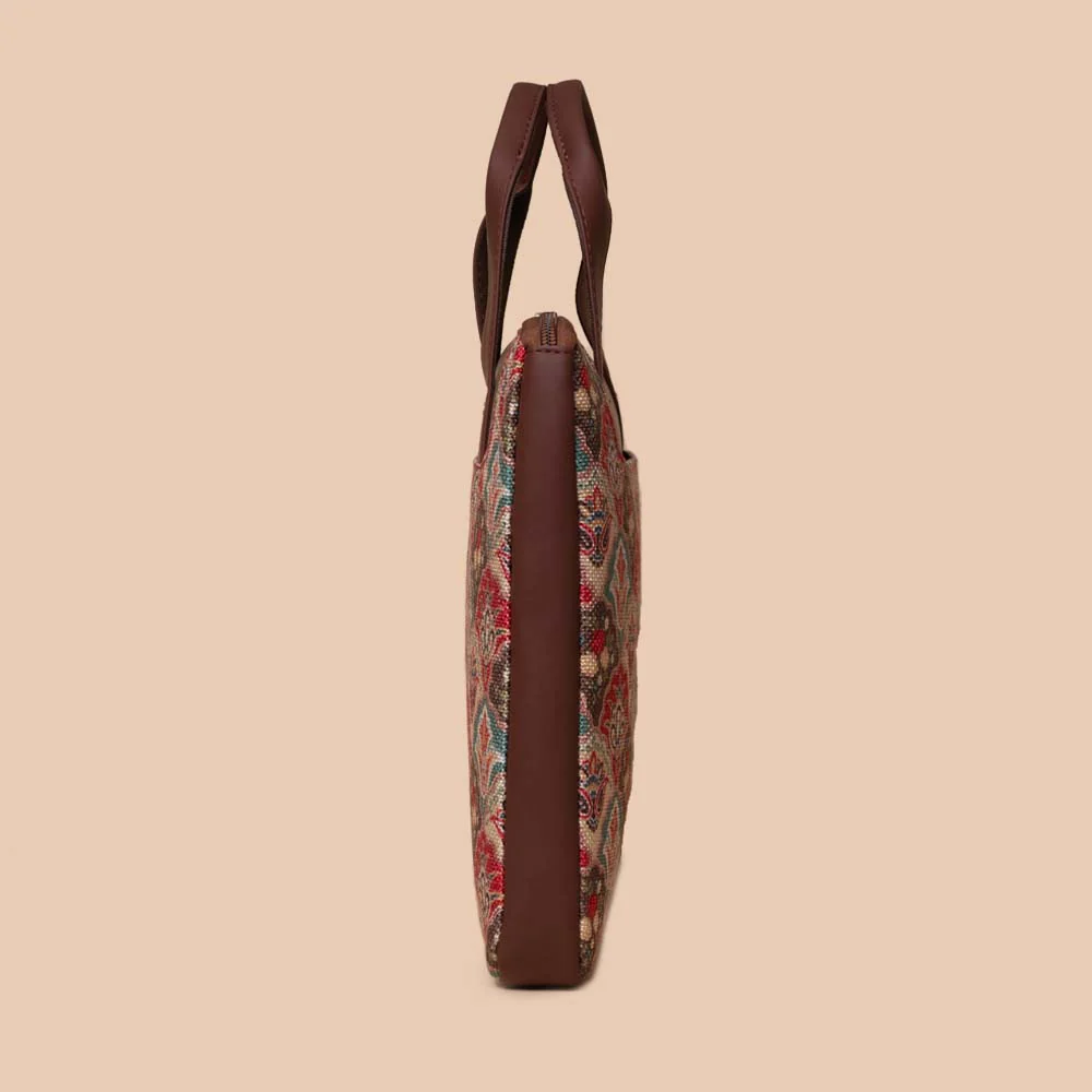 Mughal Art Multicolor L-Zippered Laptop Sleeve - Image 9