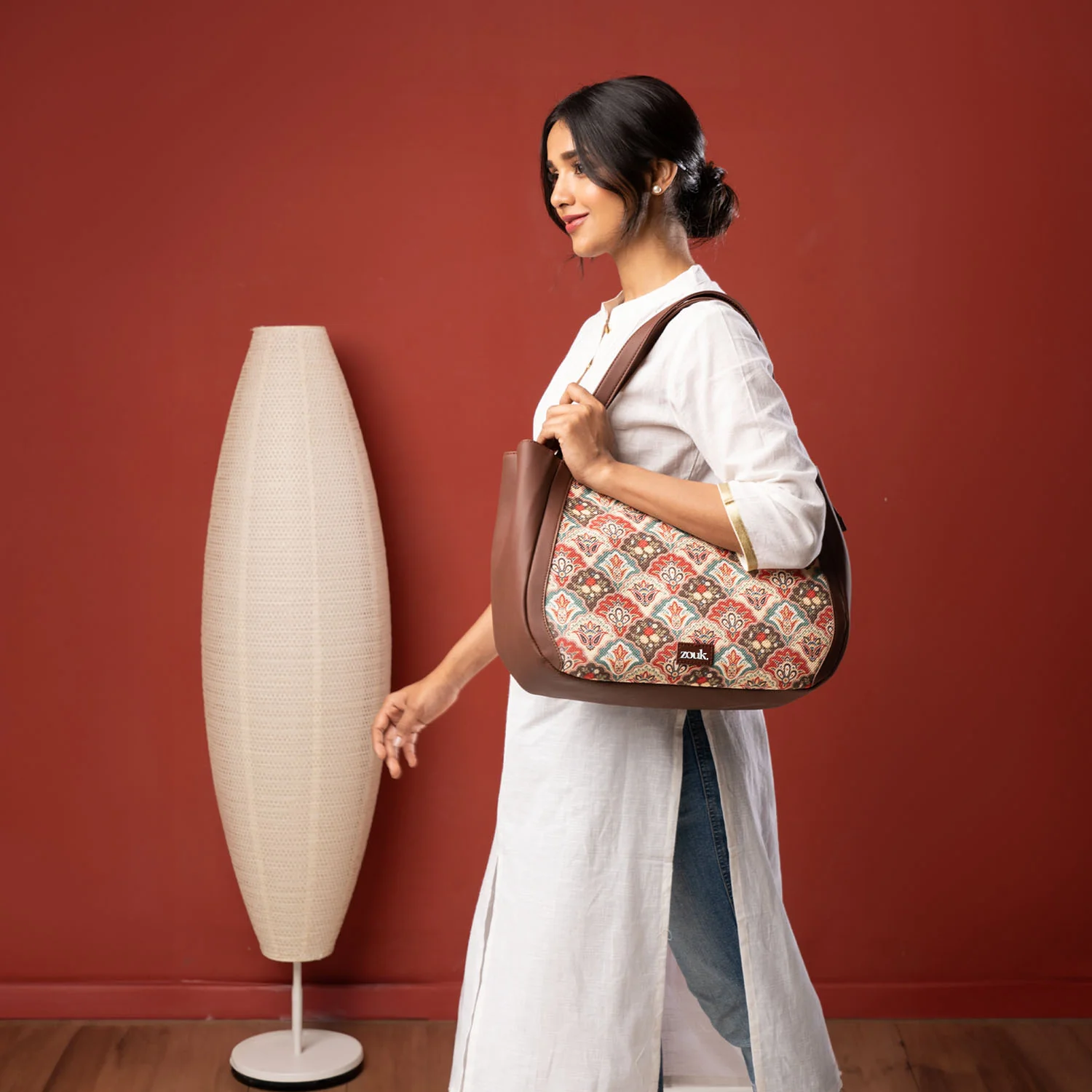 Mughal Art Multicolor Luna Handbag - Image 11