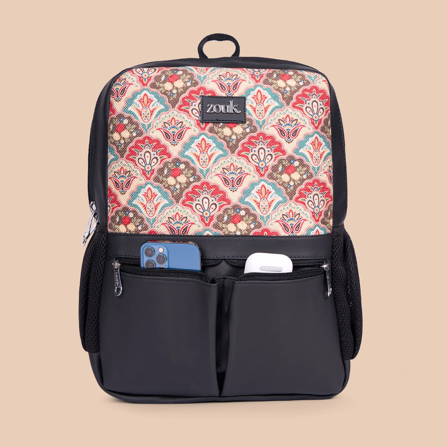 Mughal Art Multicolor Office Backpack - Image 2