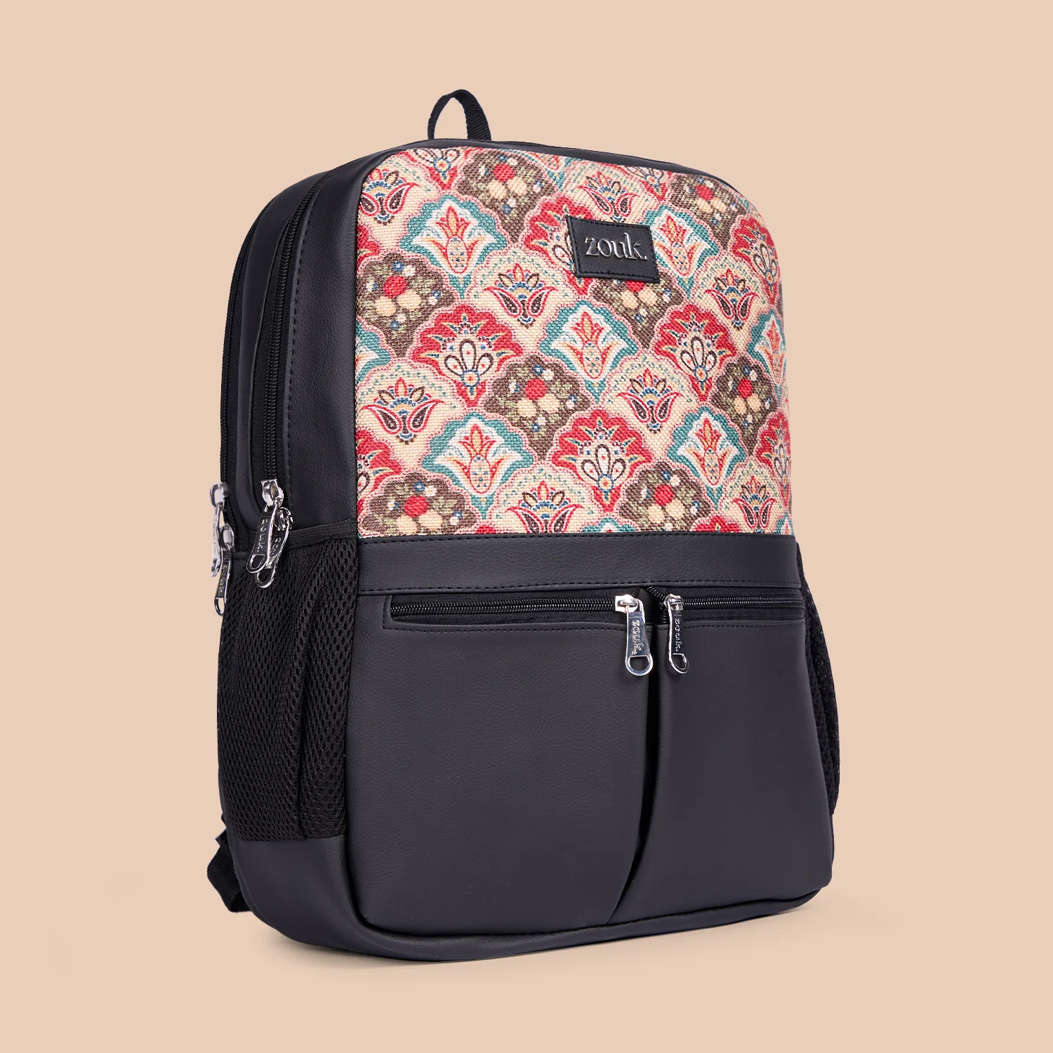 Mughal Art Multicolor Office Backpack - Image 4