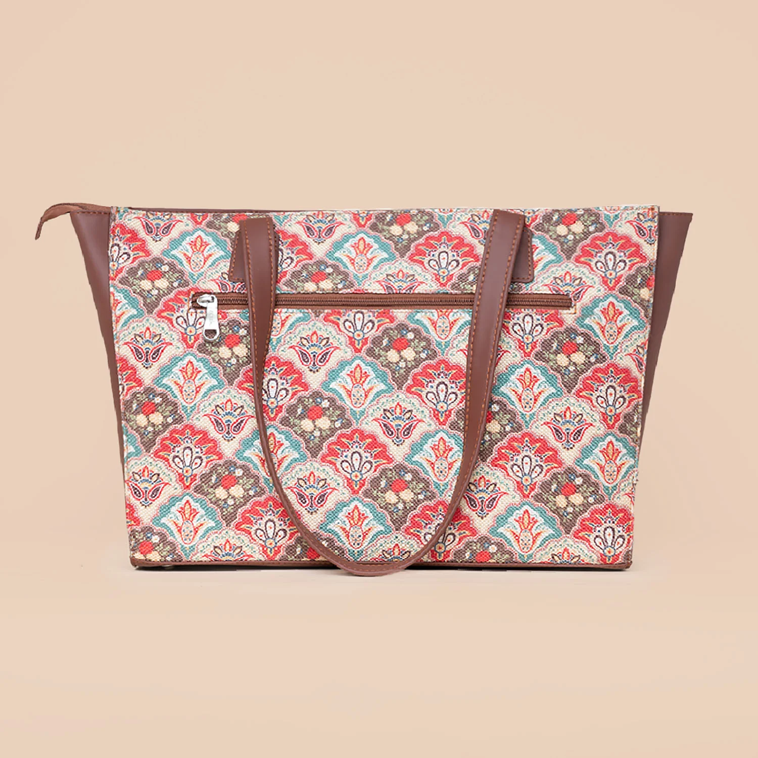 Mughal Art Multicolor Office Tote Bag - Image 3
