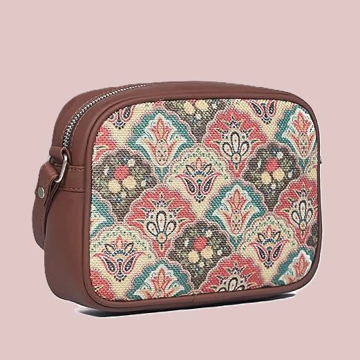 Mughal Art Multicolor Sling Bag - Image 4
