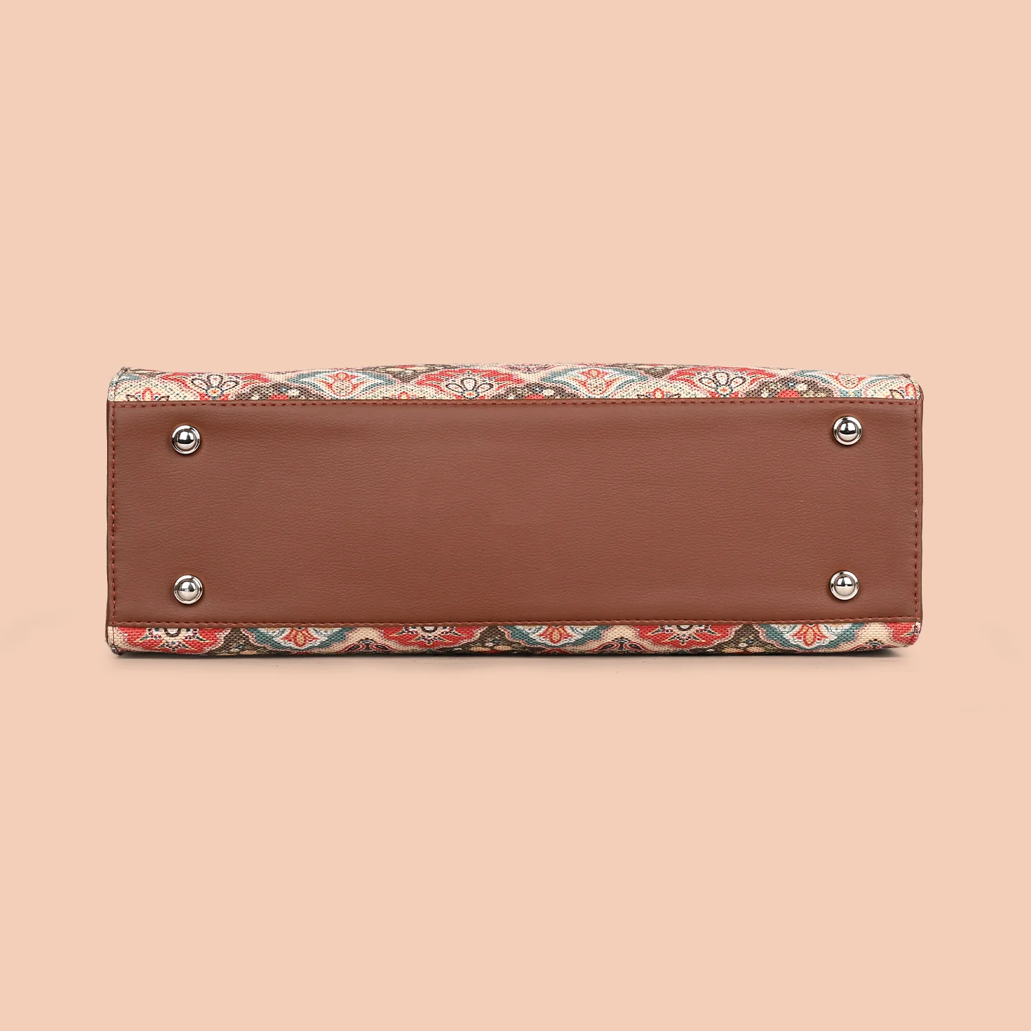 Mughal Art Multicolor Statement Business Bag - Image 9