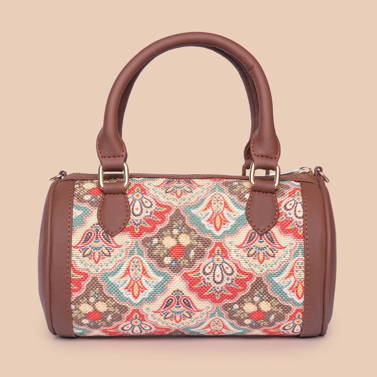Mughal Art Multicolor Statement Satchel (Small) - Image 5