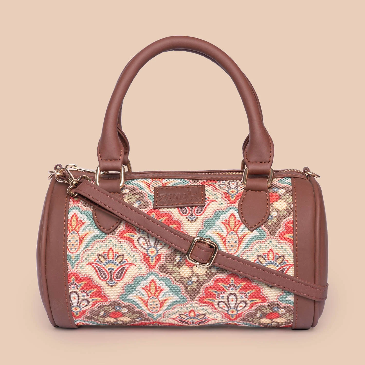 Mughal Art Multicolor Statement Satchel (Small) - Image 7
