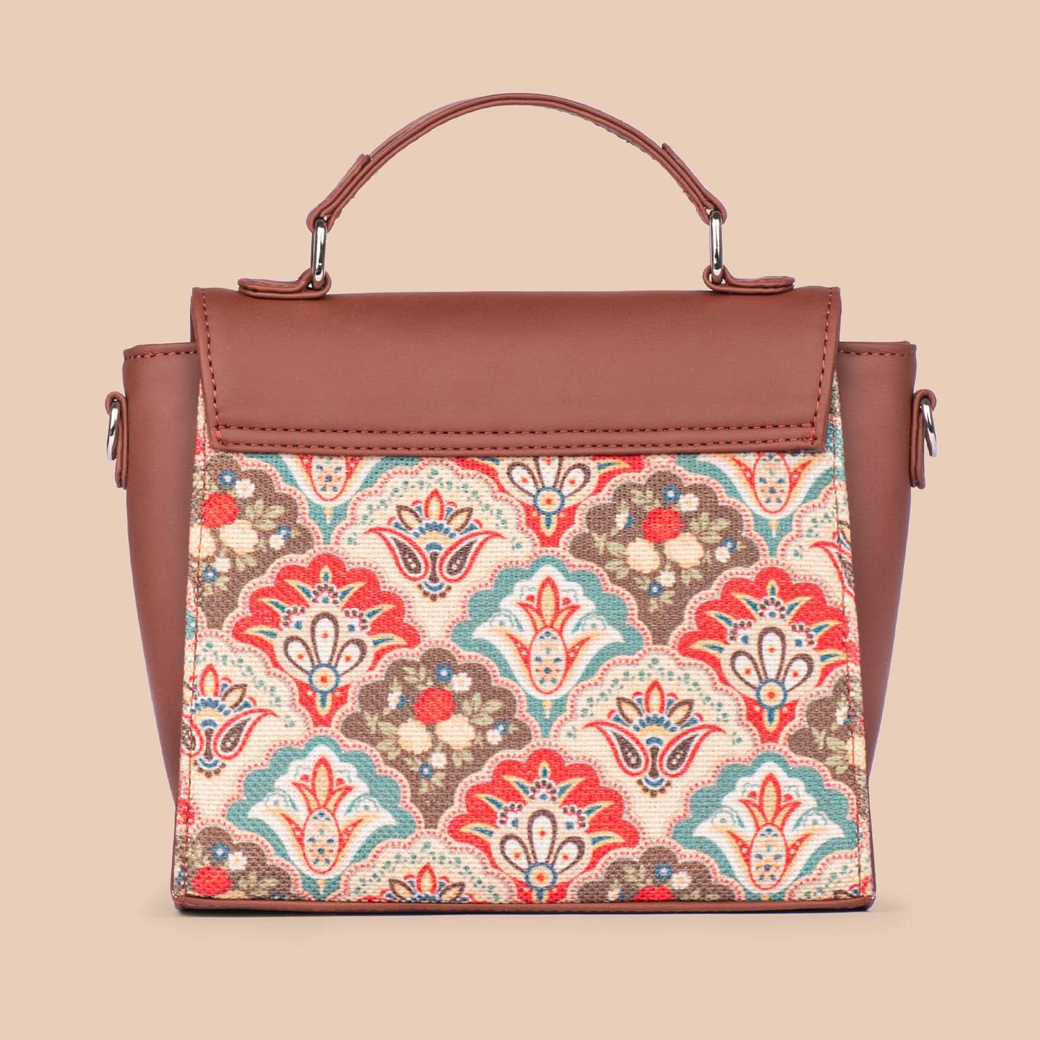 Mughal Art Multicolor Statement Sling Bag - Image 3