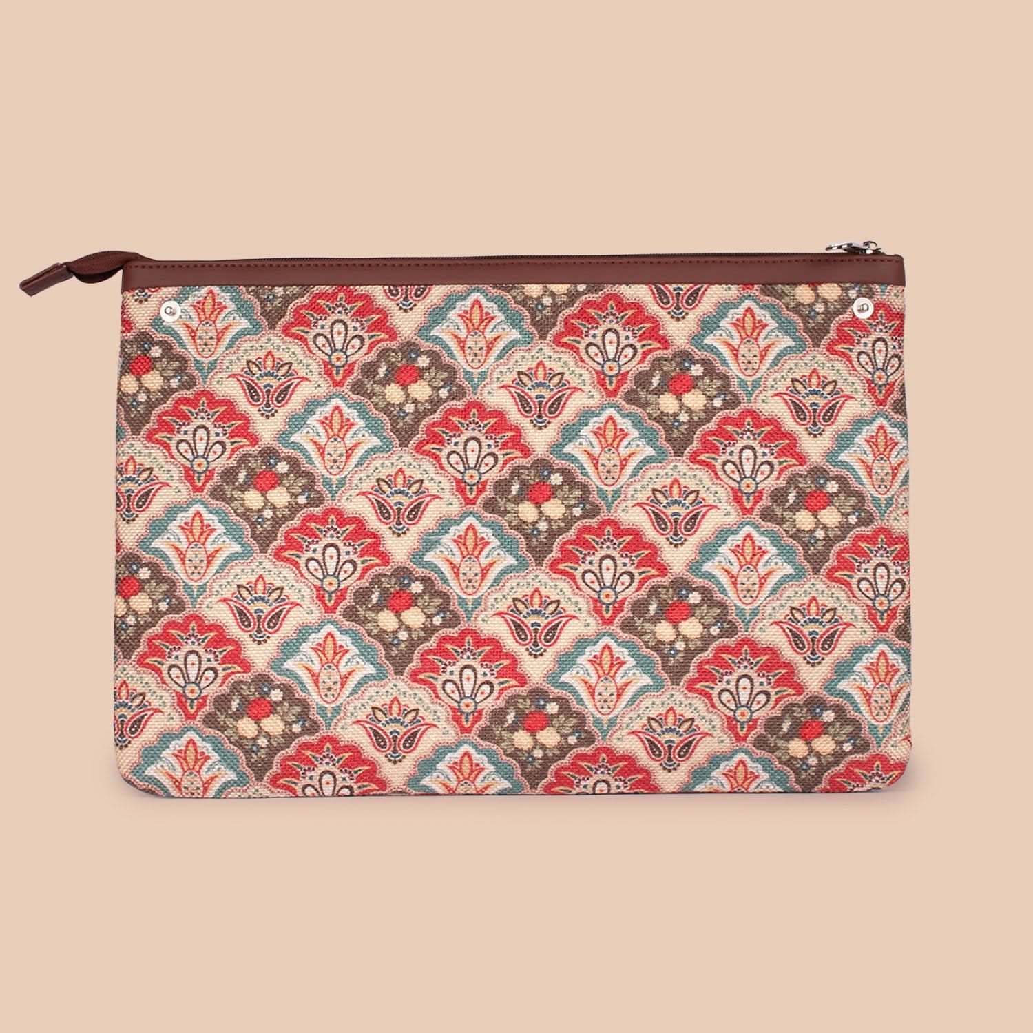 Zouk Mughal Art Multicolor Maya Multitasker Tote Bag - Image 12
