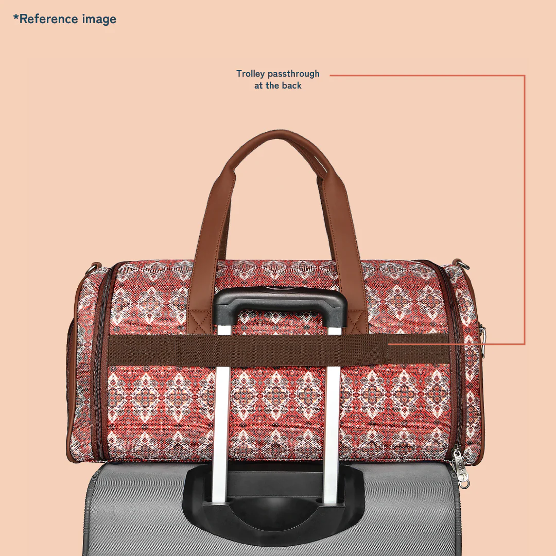 Mughal Art Multicolor Weekender Duffle Bag - Image 4