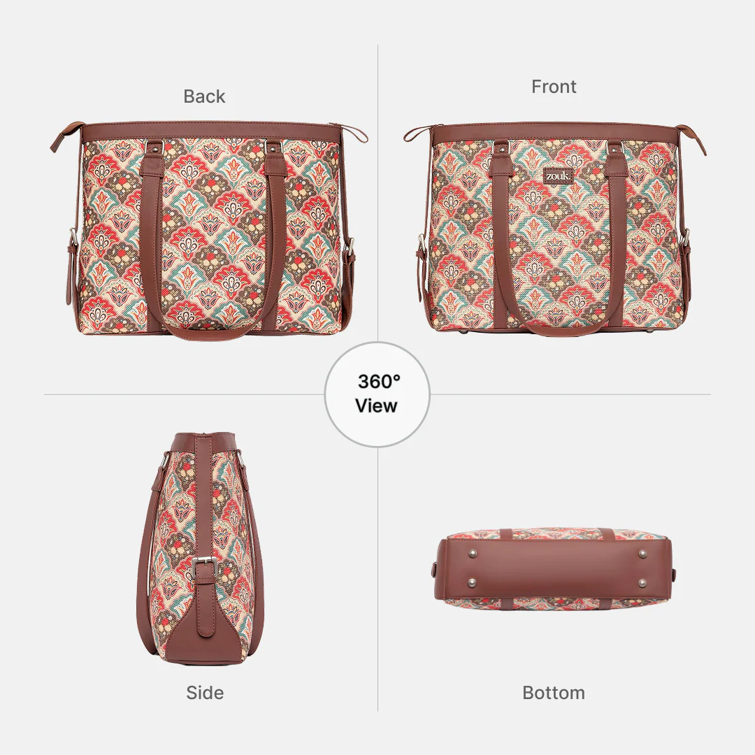Mughal Art Multicolor Women's Office Bag - Image 7