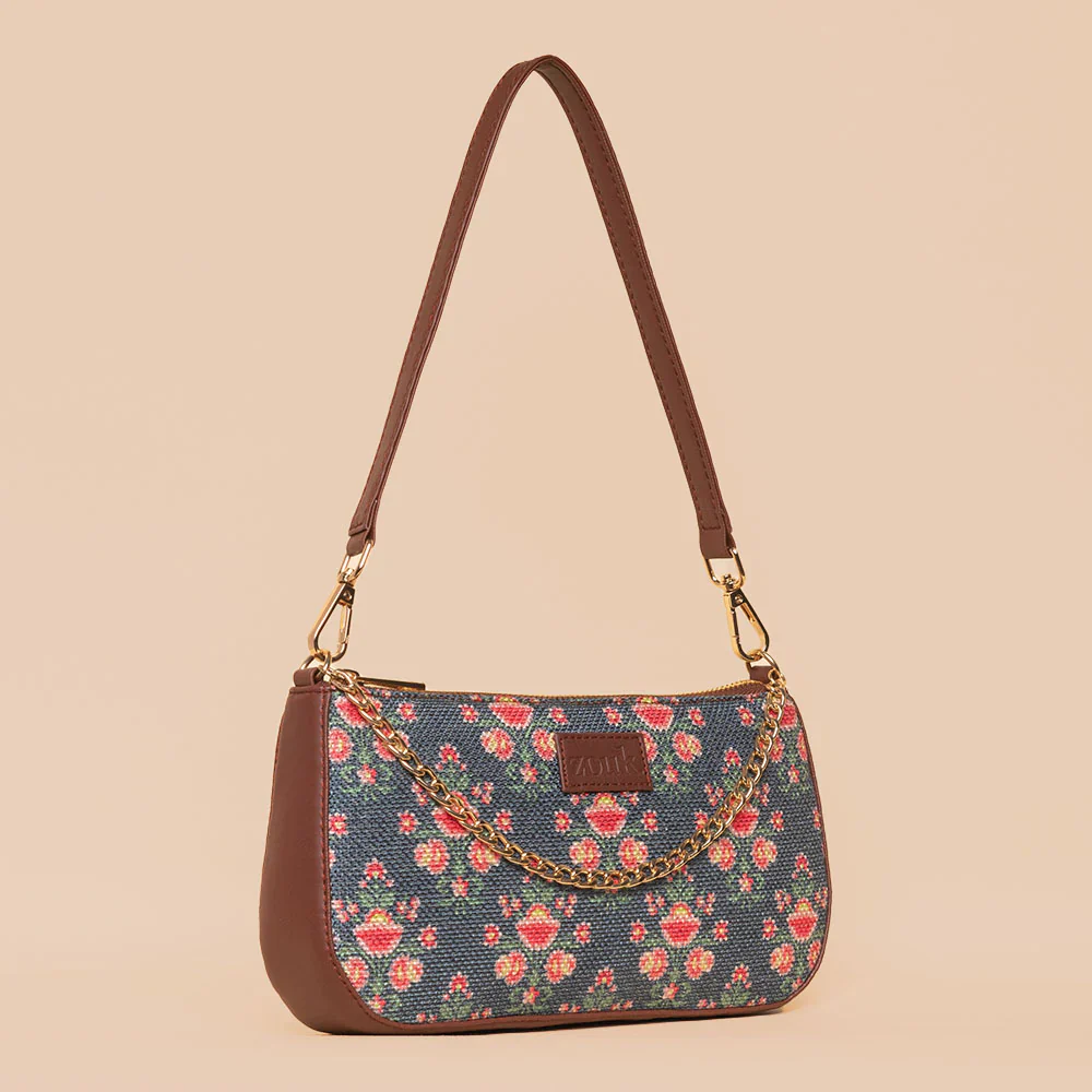 Mughal Garden Print Baguette - Image 4