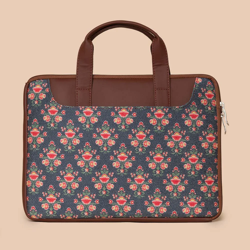 Mughal Garden L-Zippered Laptop Sleeve - Image 4