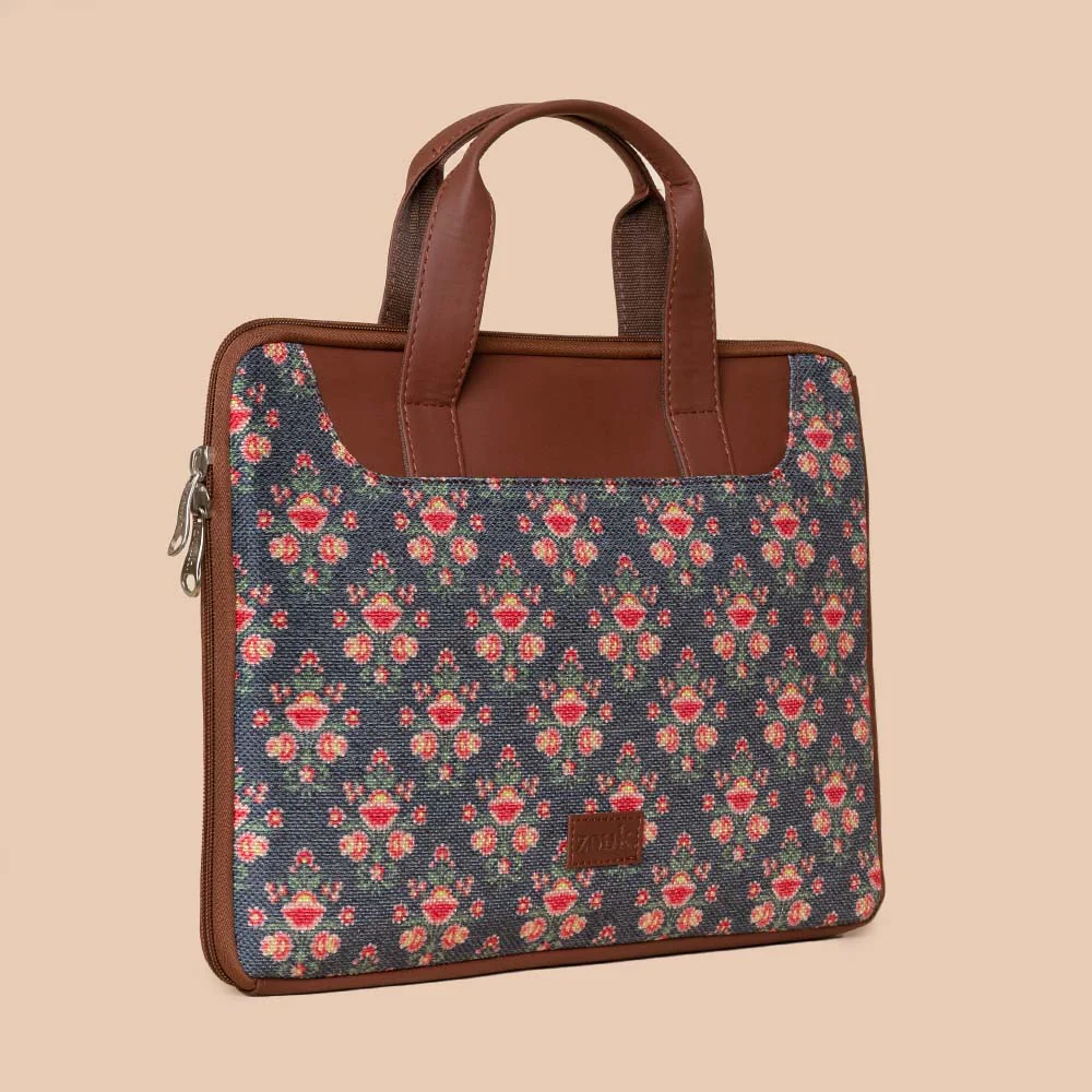 Mughal Garden L-Zippered Laptop Sleeve - Image 6