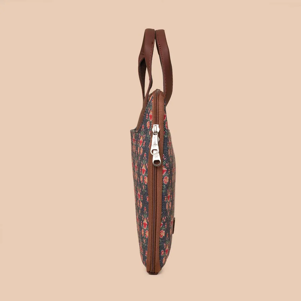Mughal Garden L-Zippered Laptop Sleeve - Image 8