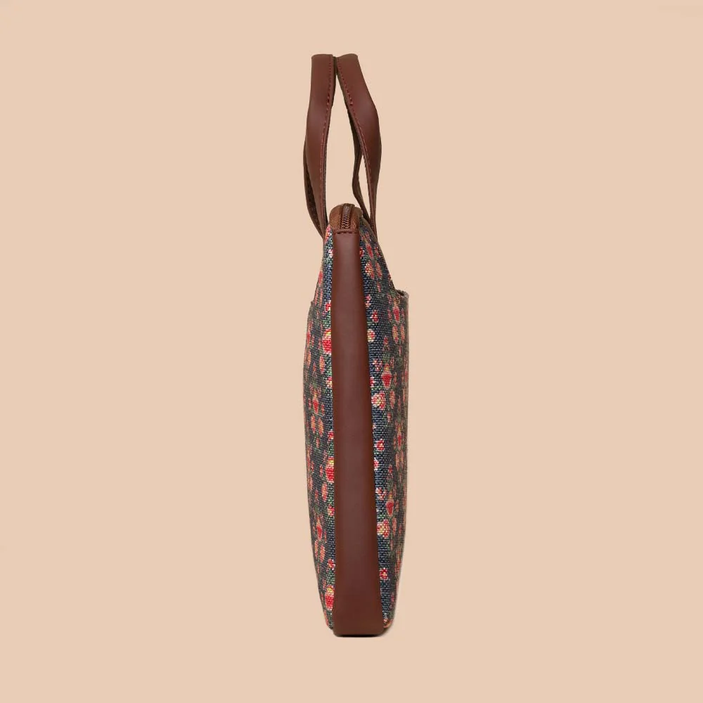 Mughal Garden L-Zippered Laptop Sleeve - Image 9