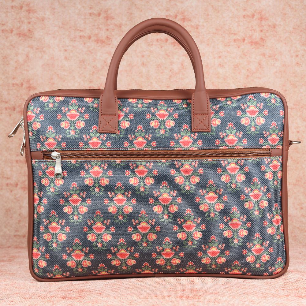 Mughal Garden Print Laptop Bag - Image 3