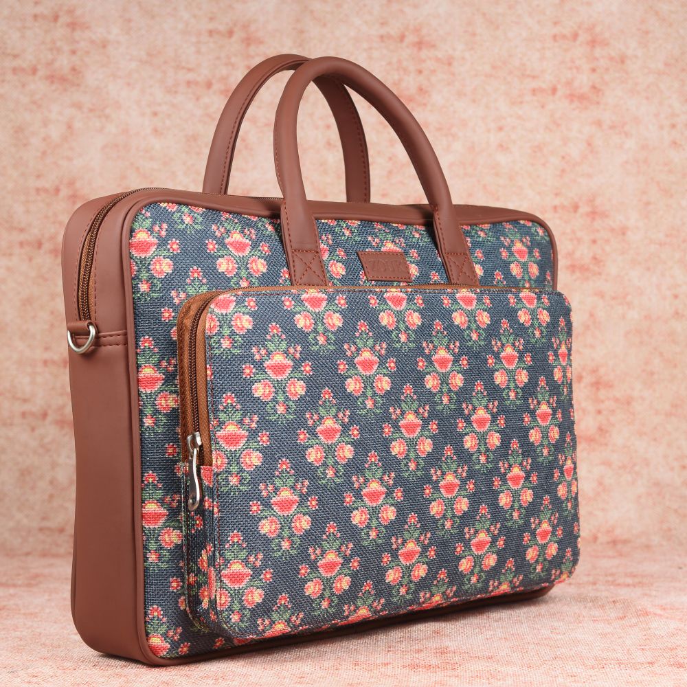 Mughal Garden Print Laptop Bag - Image 4